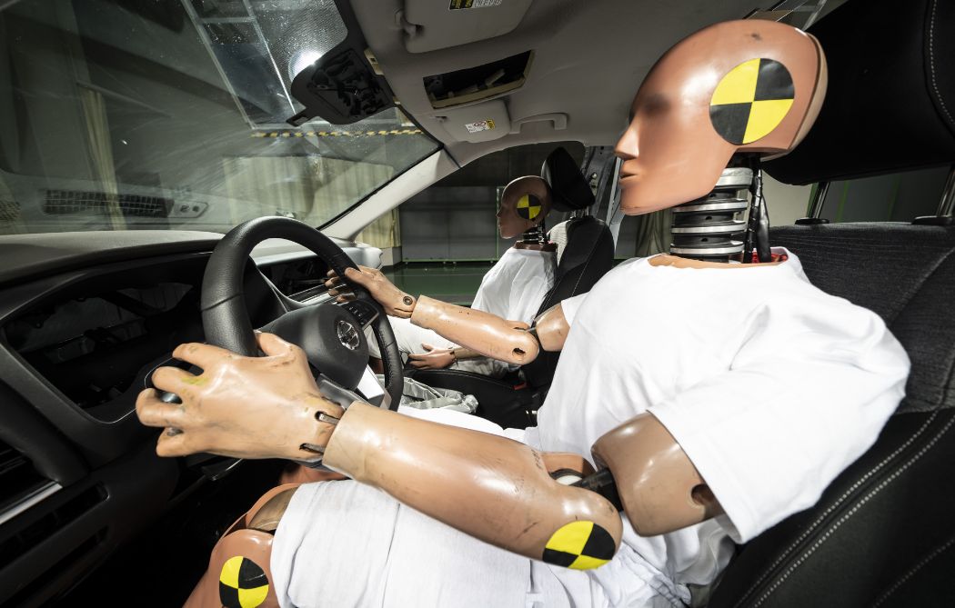 Dummy dolls for crash tests