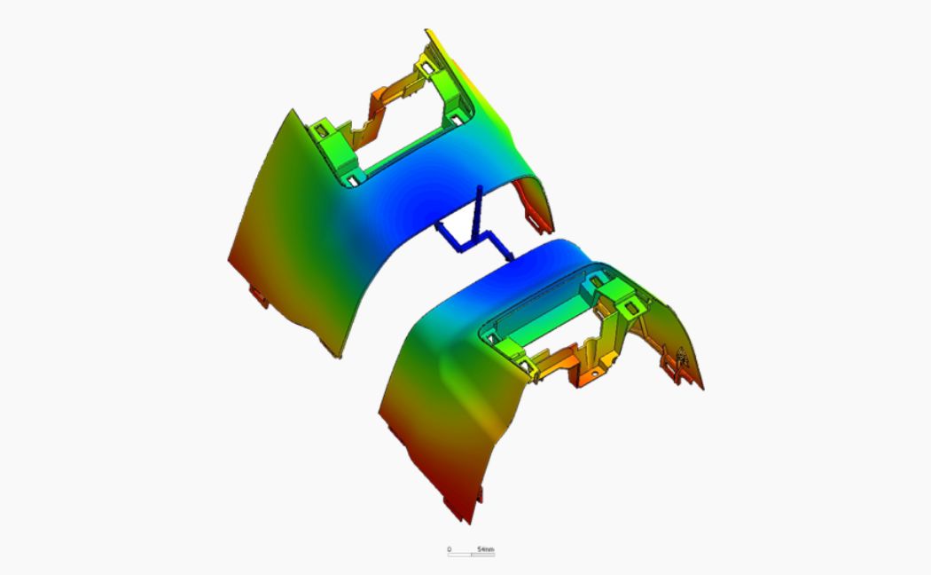 Mold flow analysis